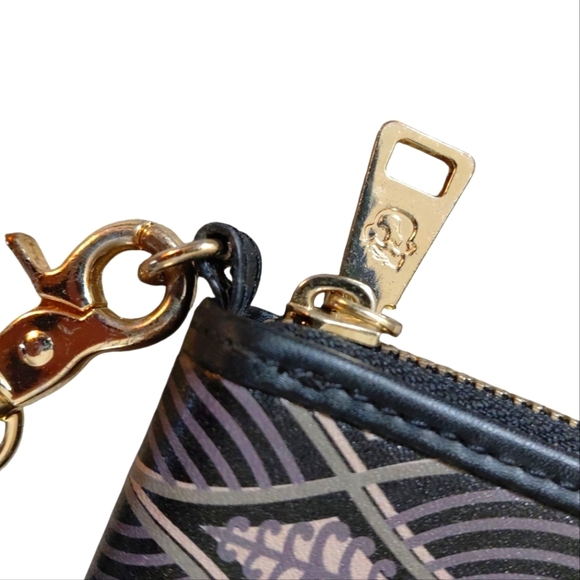 Spartina 449 Leather Wristlet Pearl Diver Wallet - Picture 3 of 15